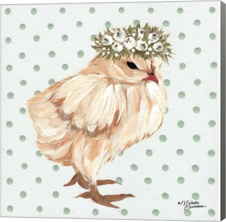 Framed Spring Chick Print