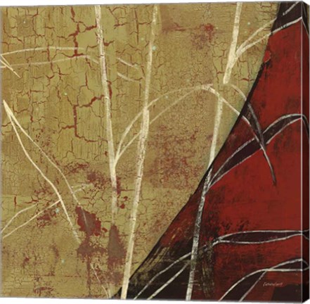 Framed Sun Stems Tile II Print
