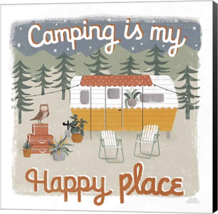 Framed Gone Glamping V Print