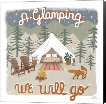 Framed Gone Glamping III Print