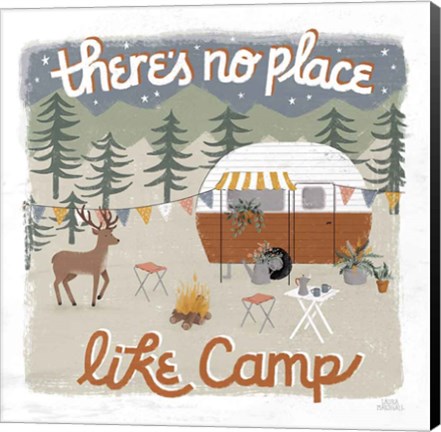 Framed Gone Glamping II Print