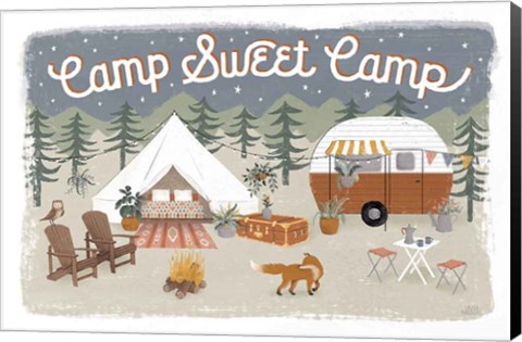 Framed Gone Glamping I Print