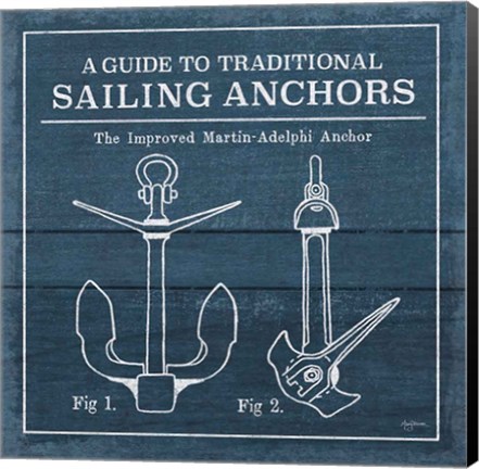 Framed Vintage Sailing Knots XII Print