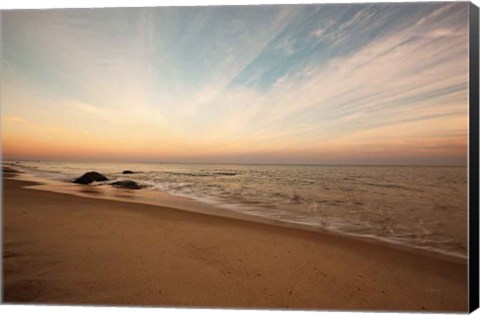 Framed Marthas Vineyard Beach II Print