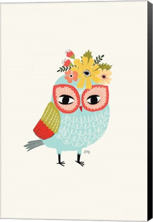 Framed Helga Owl Print