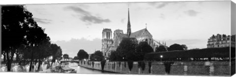 Framed Spire - &#206;le de la Cite Print