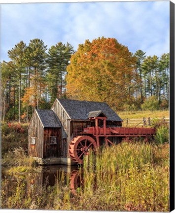 Framed Grist Mill Print