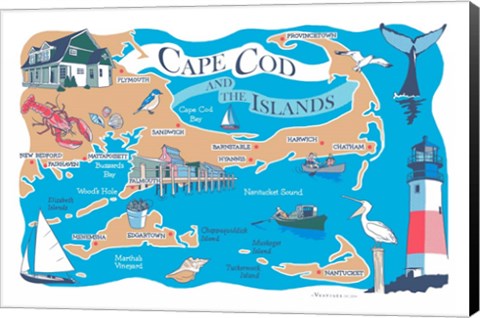 Framed Cape Cod Print