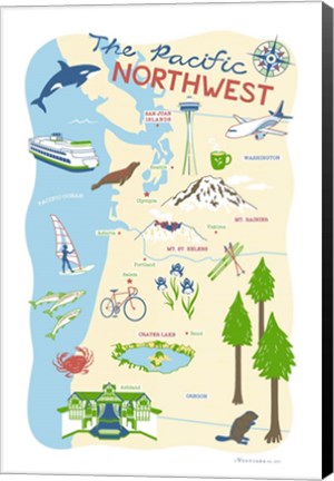 Framed Pacific Northwest Print