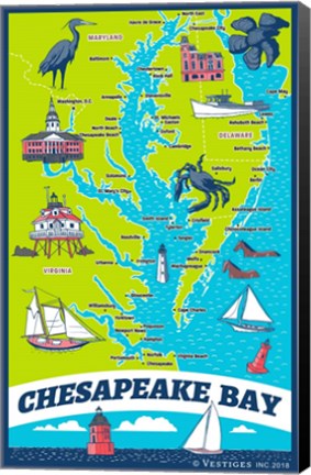 Framed Chesapeake Bay Print