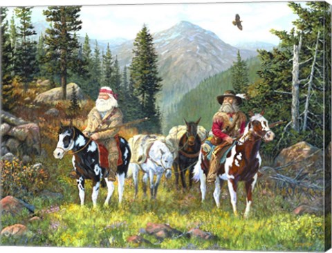 Framed Mountain Men Print