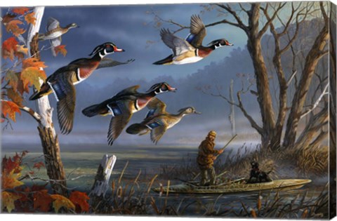 Framed Woodies On The Wing Print