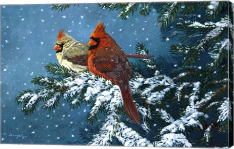 Framed Sharing The Season - Cardinals Print