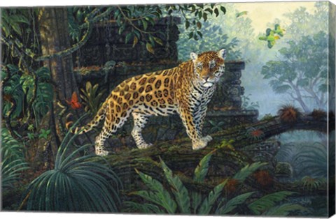 Framed Guardian Jaguar Print