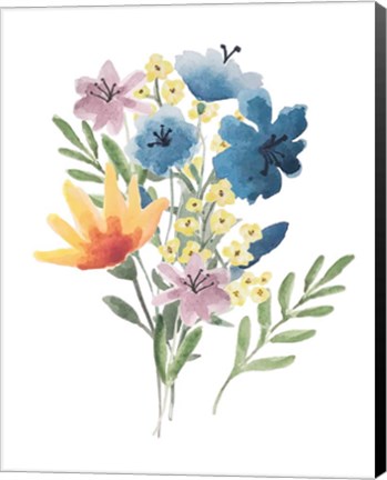 Framed Flower Burst I Print