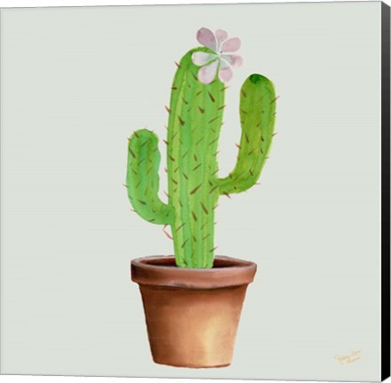 Framed Succulent Symphony I clean Print