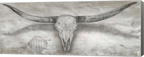 Framed Longhorn II Print