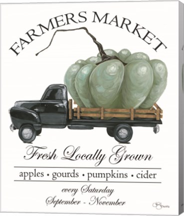 Framed Farmers Market Truck Print