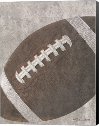 Framed Sports Ball - Football Print