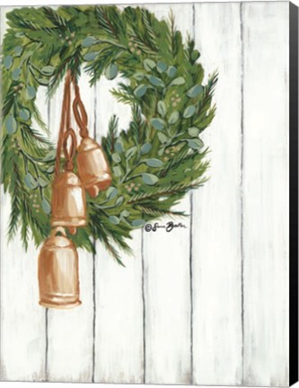 Framed Copper Bells Ring Print