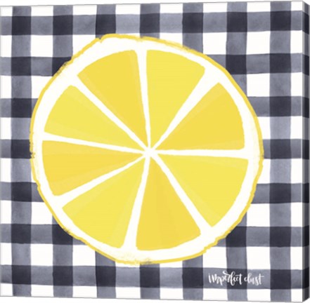 Framed Lemon Slice Print