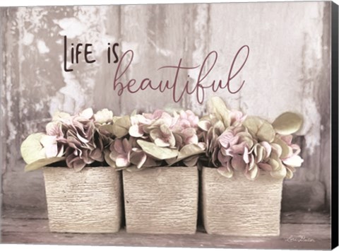 Framed Life is Beautiful Print