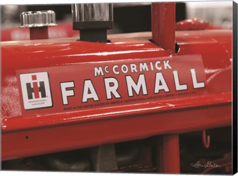 Framed Farmall Print