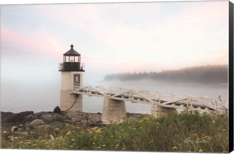 Framed Marshall Point Lighthouse Print