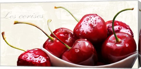 Framed Les Cerises Print