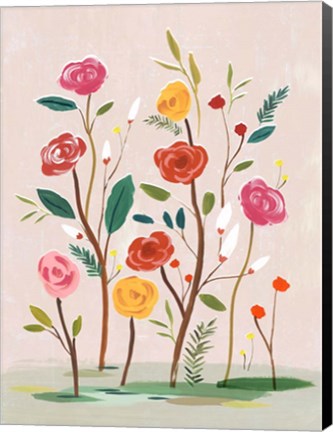 Framed Pink Efflorescence Print