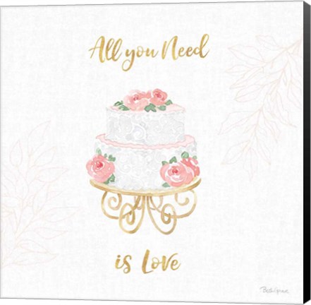 Framed All You Need is Love IX Print