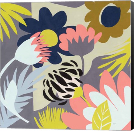 Framed Groovy Garden Print