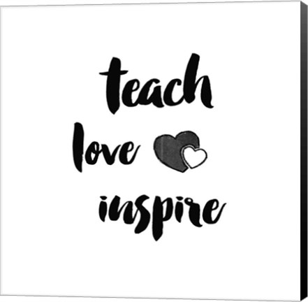 Framed Teacher Inspiration I Print