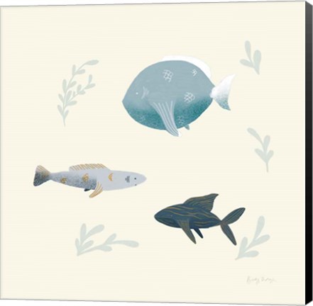 Framed Ocean Life Fish Print