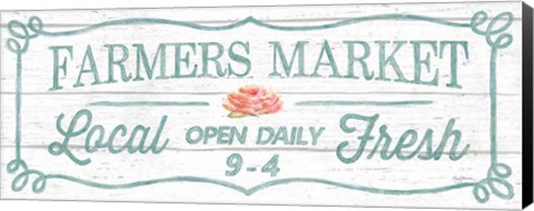 Framed Pastel Flower Market VII Print