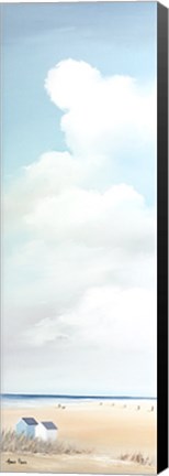 Framed Beach Huts II Print