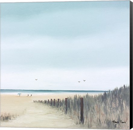 Framed At the Beach Print