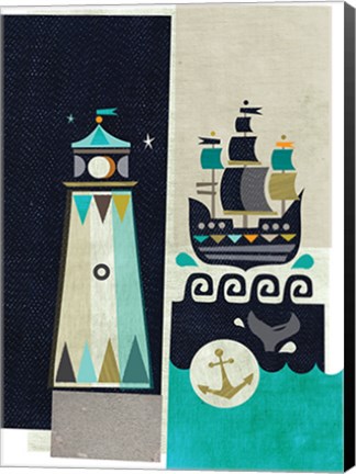 Framed Lighthouse Print