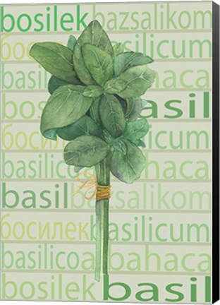 Framed Basil Print