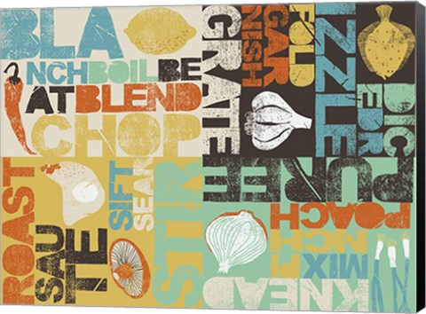 Framed Chopping Board Print