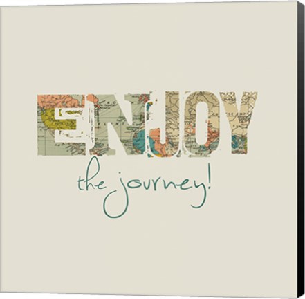 Framed Enjoy the Journey Print
