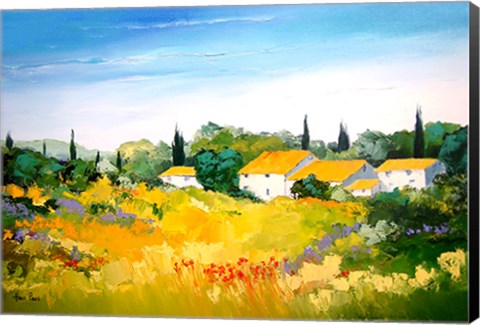 Framed Tuscan Landscape Print