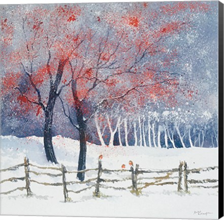 Framed Sitting on the Fence Print