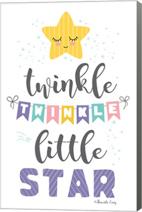 Framed Twinkle Little Star Print