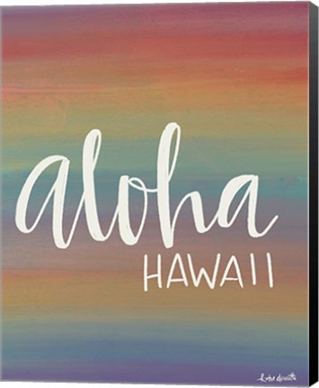 Framed Aloha Print