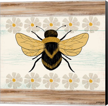 Framed Farmhouse Bee Print