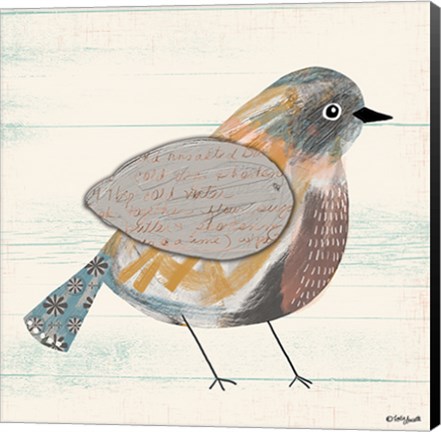 Framed Painterly Bird Print