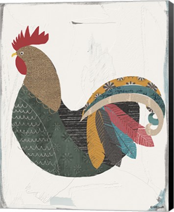 Framed Rooster Print