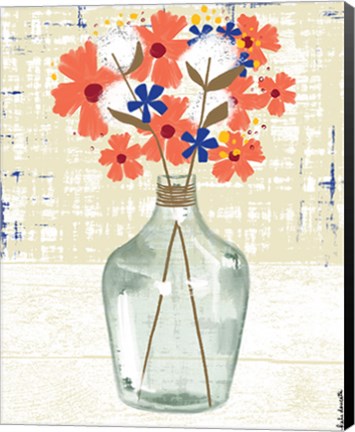 Framed Glass Vase Print