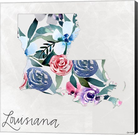 Framed Louisiana Print
